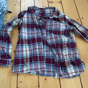 Woolrich Maroon/purple flannel